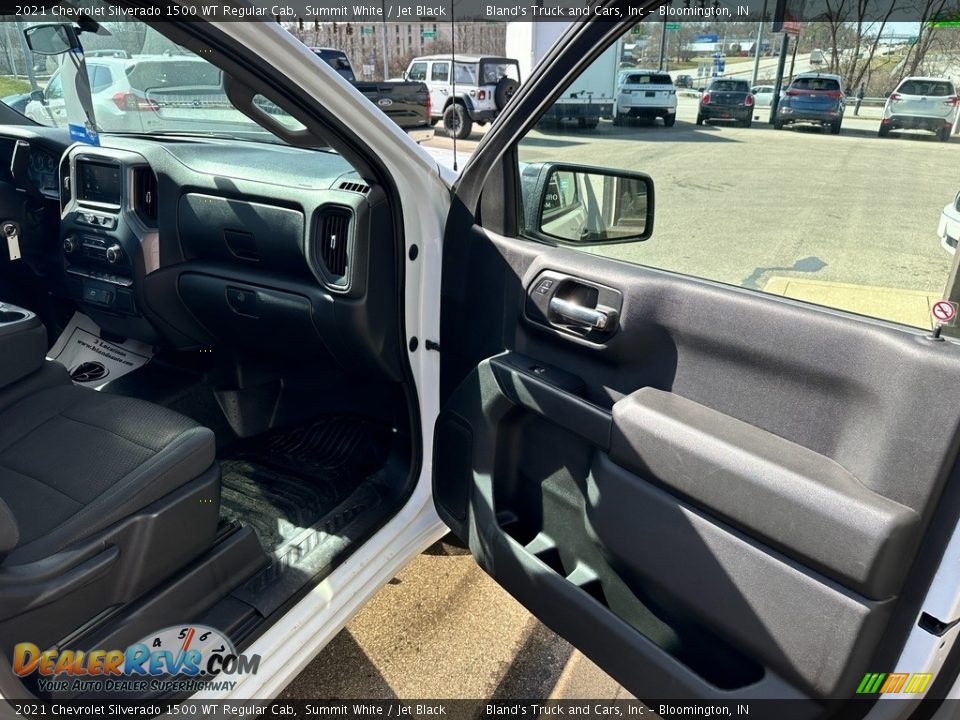 2021 Chevrolet Silverado 1500 WT Regular Cab Summit White / Jet Black Photo #33