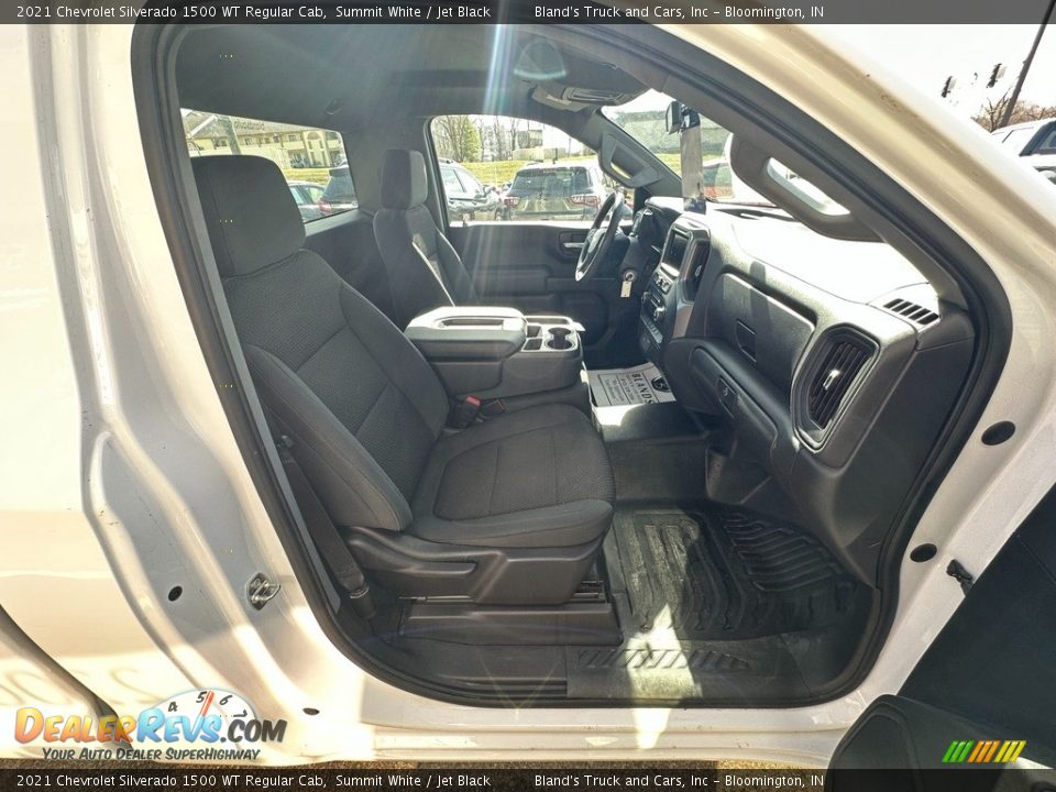 2021 Chevrolet Silverado 1500 WT Regular Cab Summit White / Jet Black Photo #34