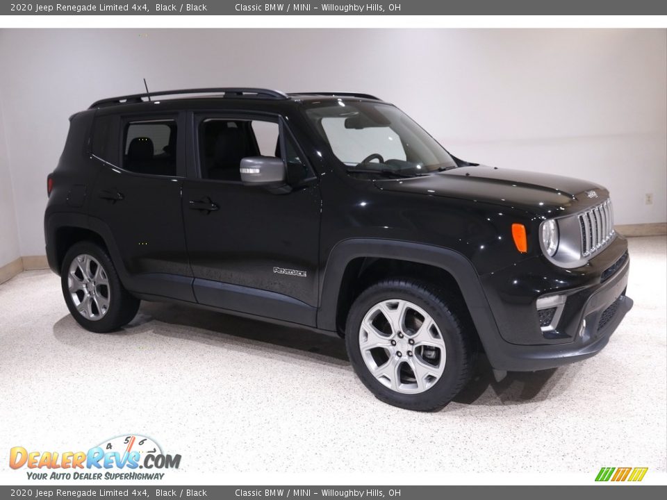 2020 Jeep Renegade Limited 4x4 Black / Black Photo #1