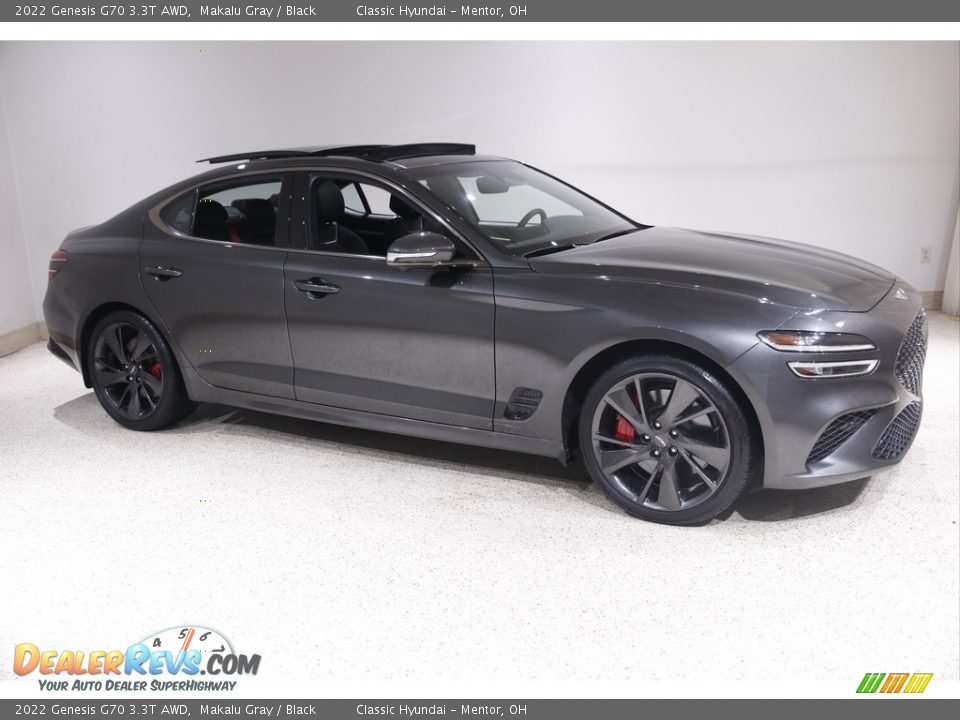 Makalu Gray 2022 Genesis G70 3.3T AWD Photo #1