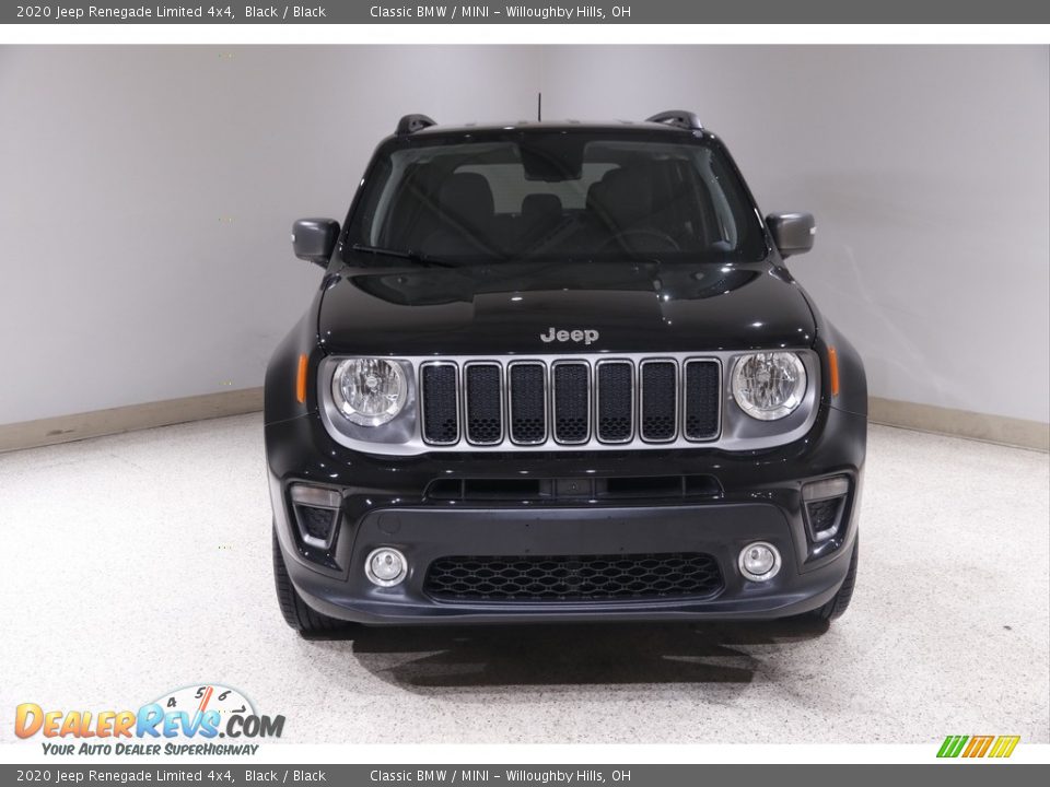 2020 Jeep Renegade Limited 4x4 Black / Black Photo #2