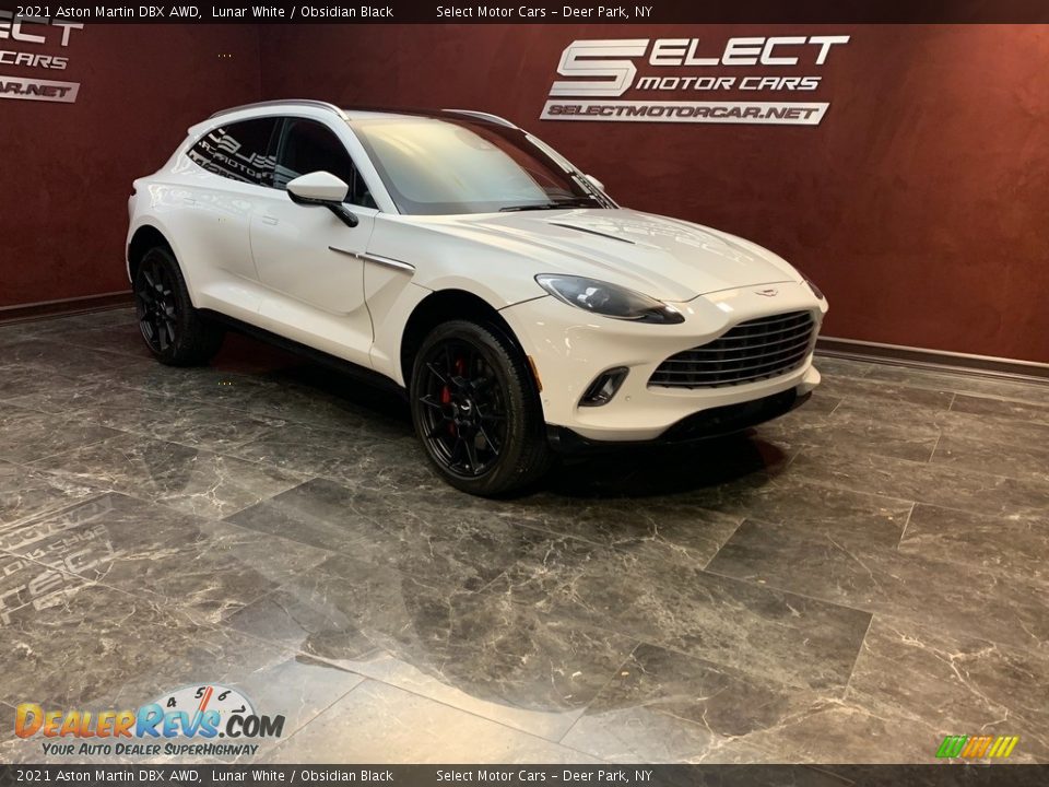 2021 Aston Martin DBX AWD Lunar White / Obsidian Black Photo #2