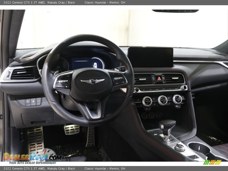 Dashboard of 2022 Genesis G70 3.3T AWD Photo #6