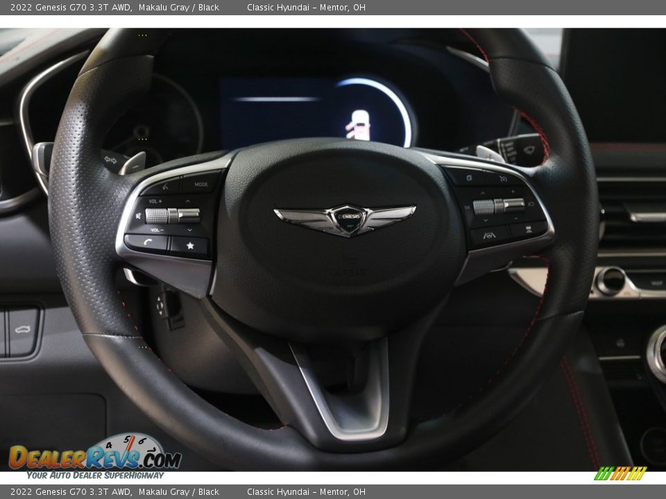 2022 Genesis G70 3.3T AWD Steering Wheel Photo #7
