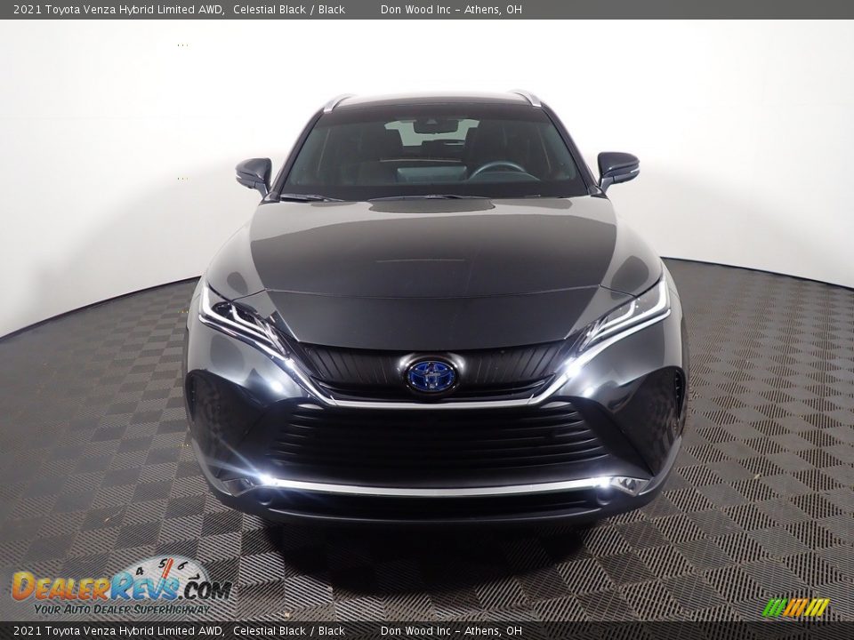 2021 Toyota Venza Hybrid Limited AWD Celestial Black / Black Photo #5