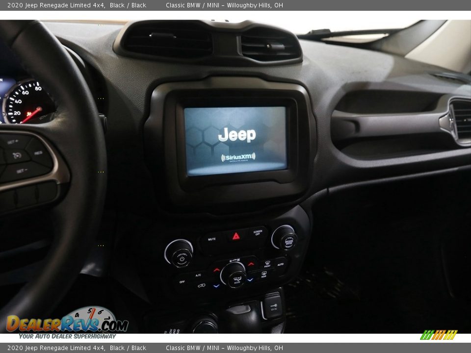 2020 Jeep Renegade Limited 4x4 Black / Black Photo #9