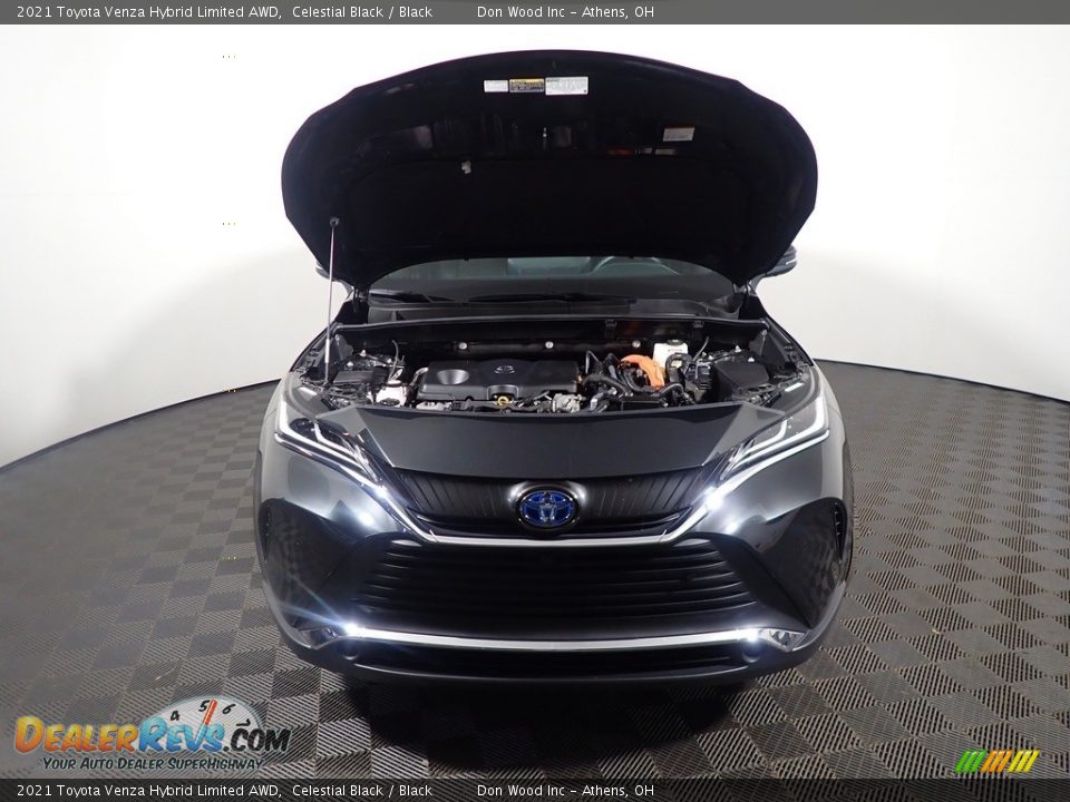 2021 Toyota Venza Hybrid Limited AWD Celestial Black / Black Photo #6