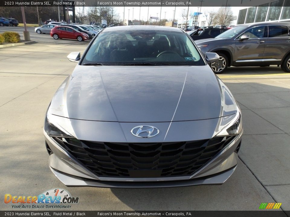 2023 Hyundai Elantra SEL Fluid Metal / Black Photo #7