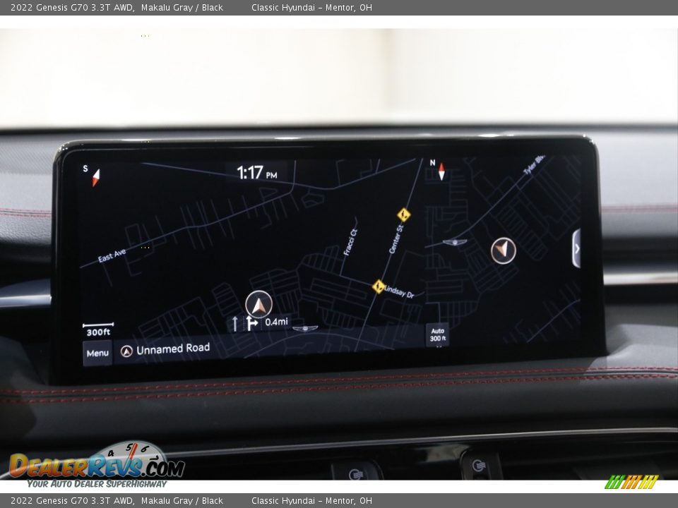 Navigation of 2022 Genesis G70 3.3T AWD Photo #10