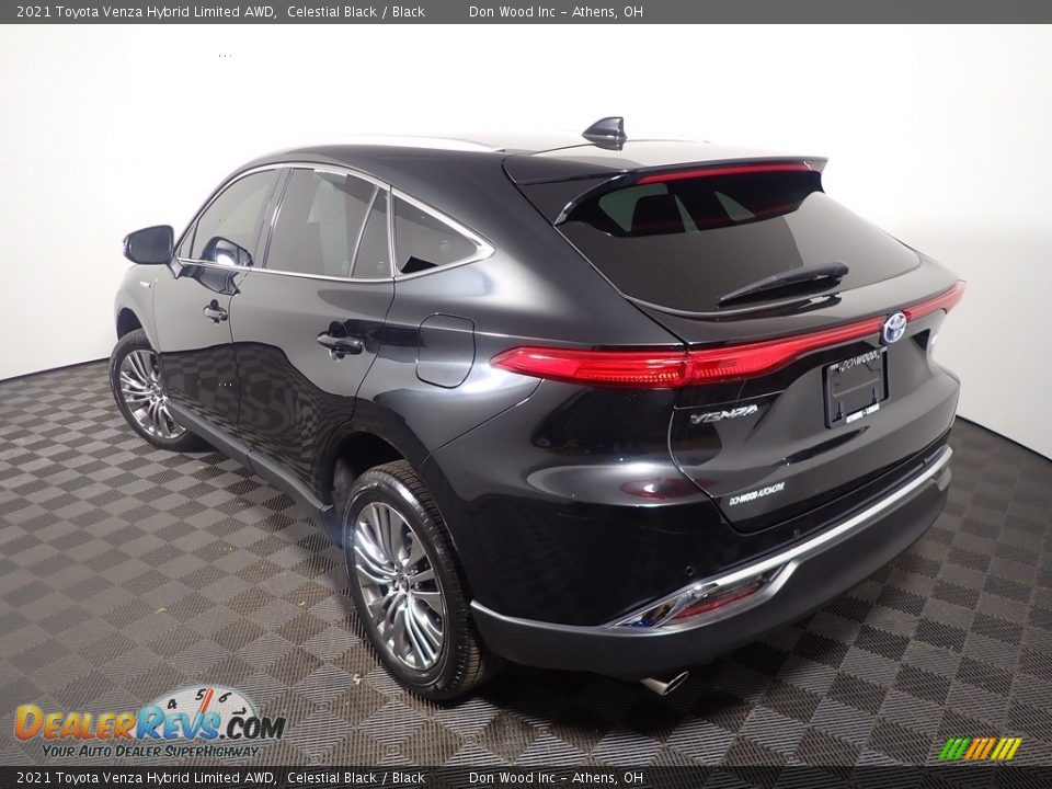 2021 Toyota Venza Hybrid Limited AWD Celestial Black / Black Photo #11
