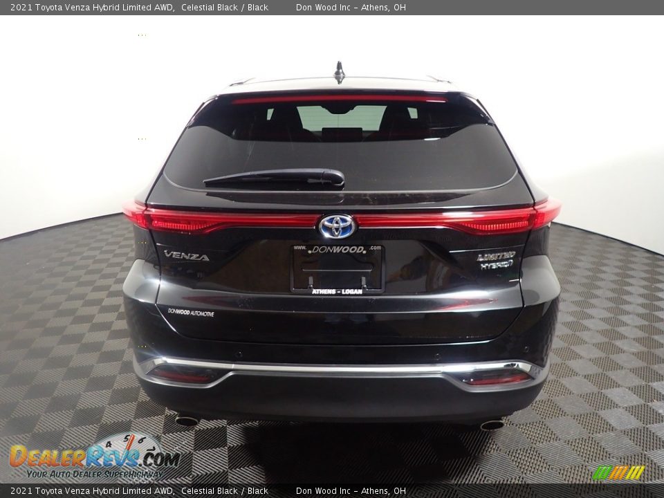 2021 Toyota Venza Hybrid Limited AWD Celestial Black / Black Photo #12