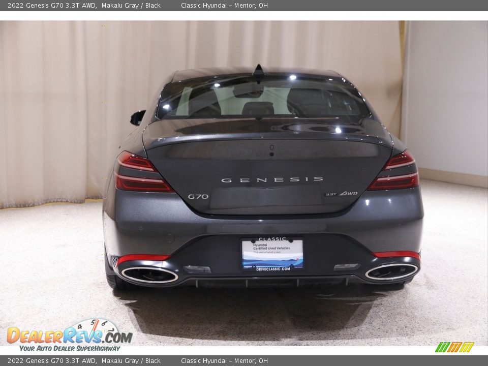 2022 Genesis G70 3.3T AWD Makalu Gray / Black Photo #19