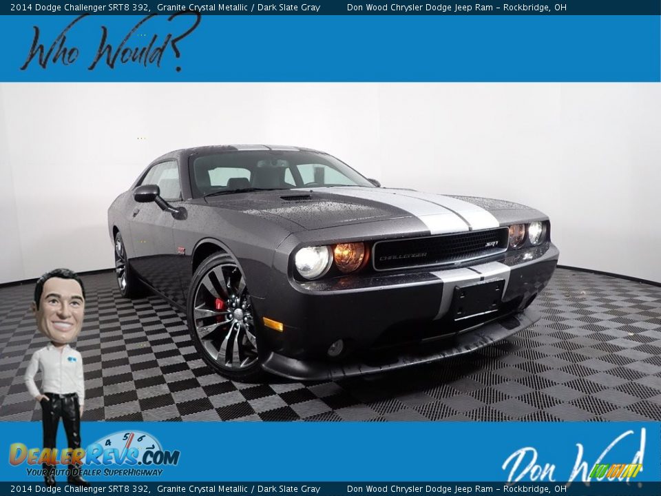 2014 Dodge Challenger SRT8 392 Granite Crystal Metallic / Dark Slate Gray Photo #1