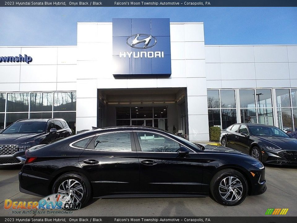 2023 Hyundai Sonata Blue Hybrid Onyx Black / Black Photo #1