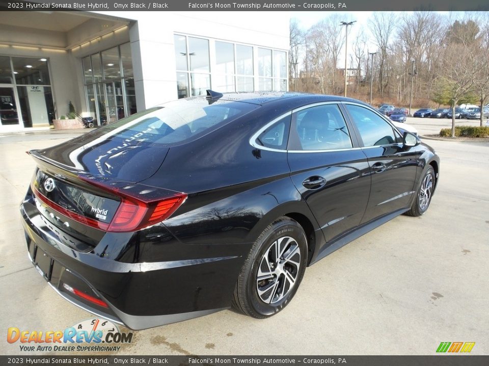 2023 Hyundai Sonata Blue Hybrid Onyx Black / Black Photo #2