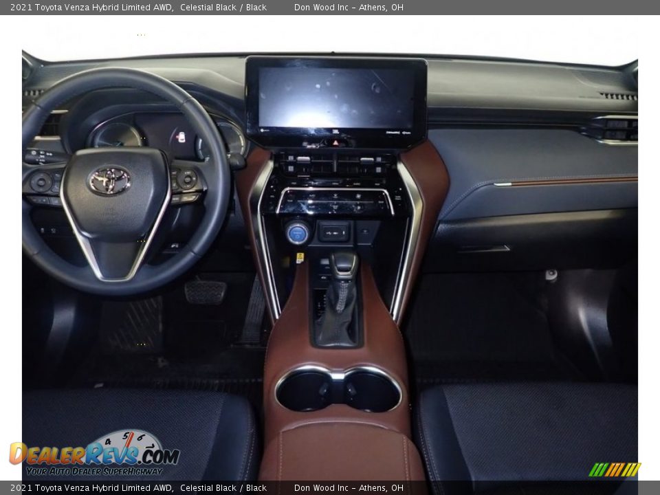 2021 Toyota Venza Hybrid Limited AWD Celestial Black / Black Photo #23