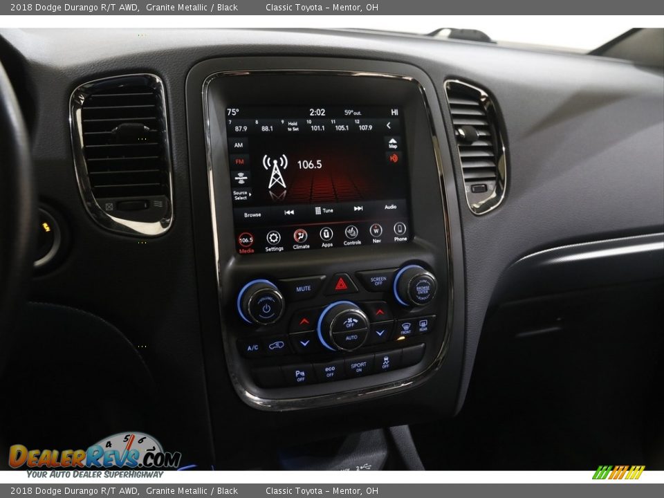 2018 Dodge Durango R/T AWD Granite Metallic / Black Photo #9