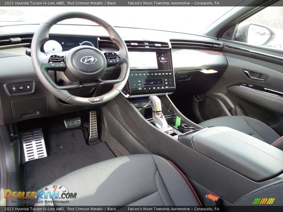 Black Interior - 2023 Hyundai Tucson N-Line AWD Photo #13