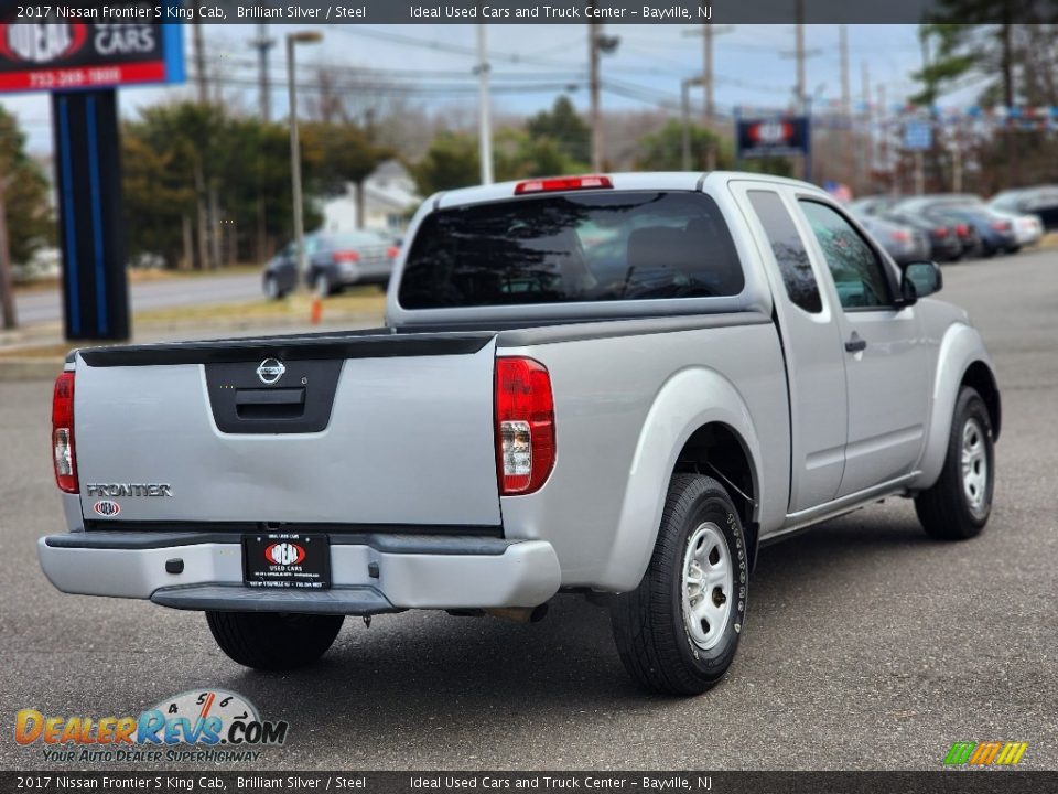 2017 Nissan Frontier S King Cab Brilliant Silver / Steel Photo #9