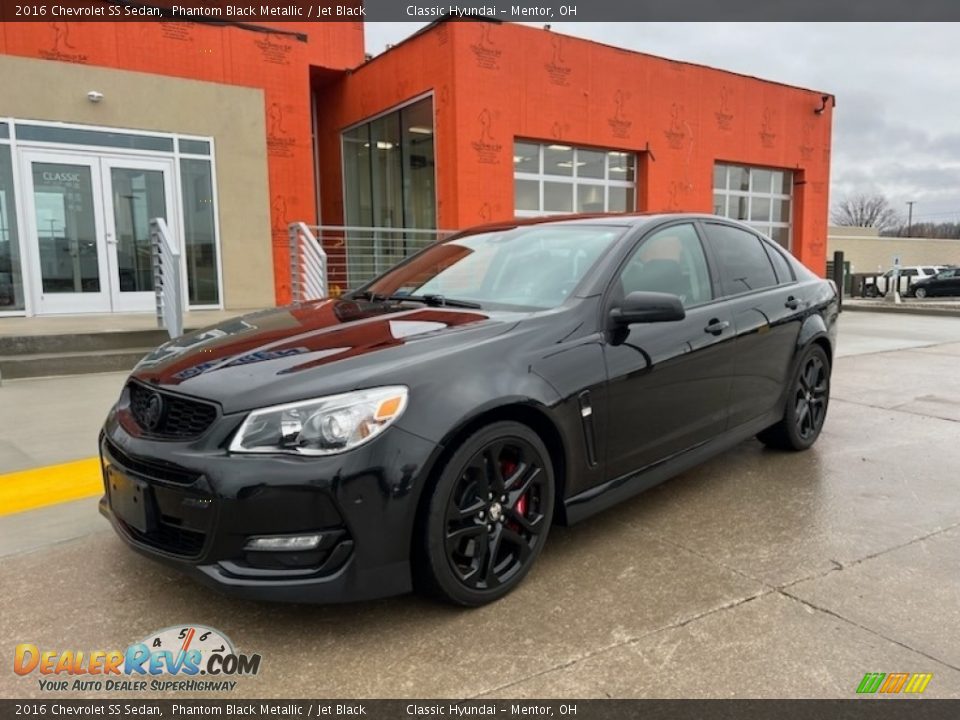 2016 Chevrolet SS Sedan Phantom Black Metallic / Jet Black Photo #1
