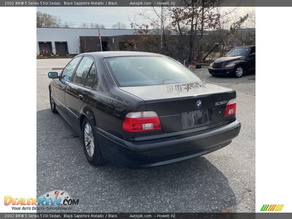 2002 BMW 5 Series 530i Sedan Black Sapphire Metallic / Black Photo #3