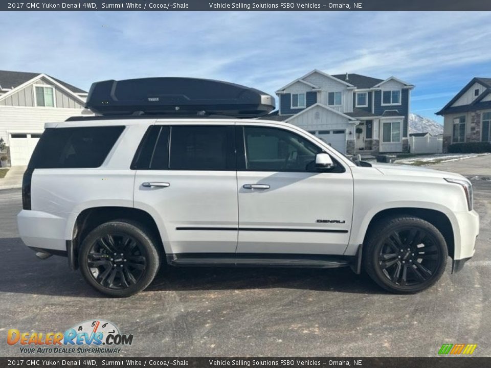 2017 GMC Yukon Denali 4WD Summit White / Cocoa/­Shale Photo #2