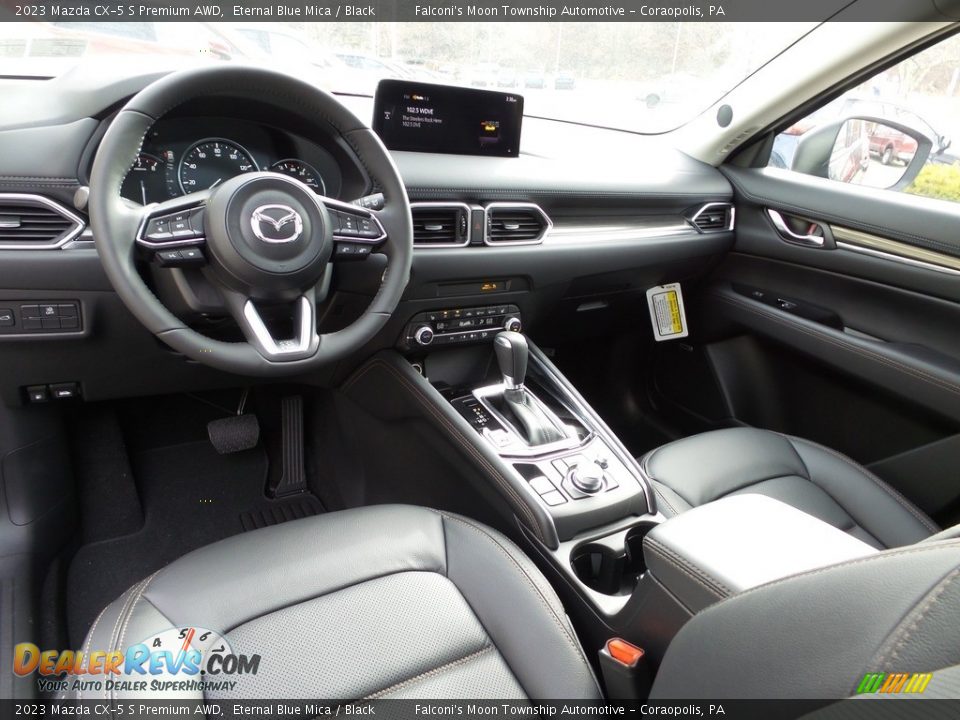 Black Interior - 2023 Mazda CX-5 S Premium AWD Photo #13