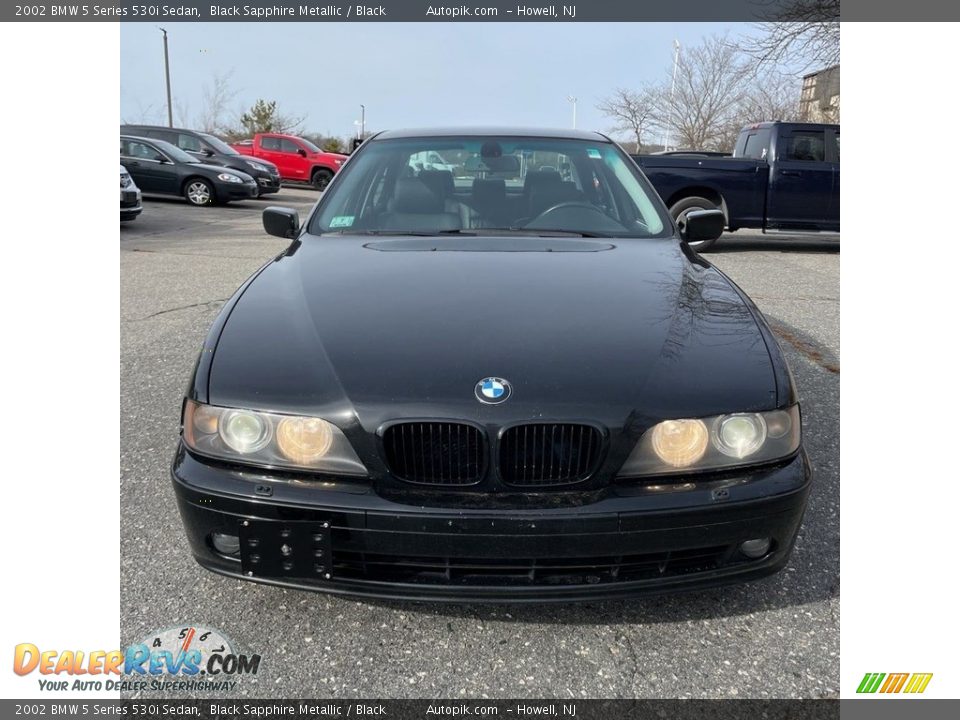 2002 BMW 5 Series 530i Sedan Black Sapphire Metallic / Black Photo #8