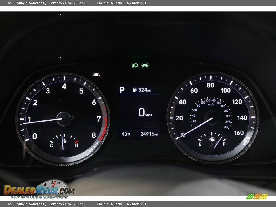 2022 Hyundai Sonata SE Hampton Gray / Black Photo #8