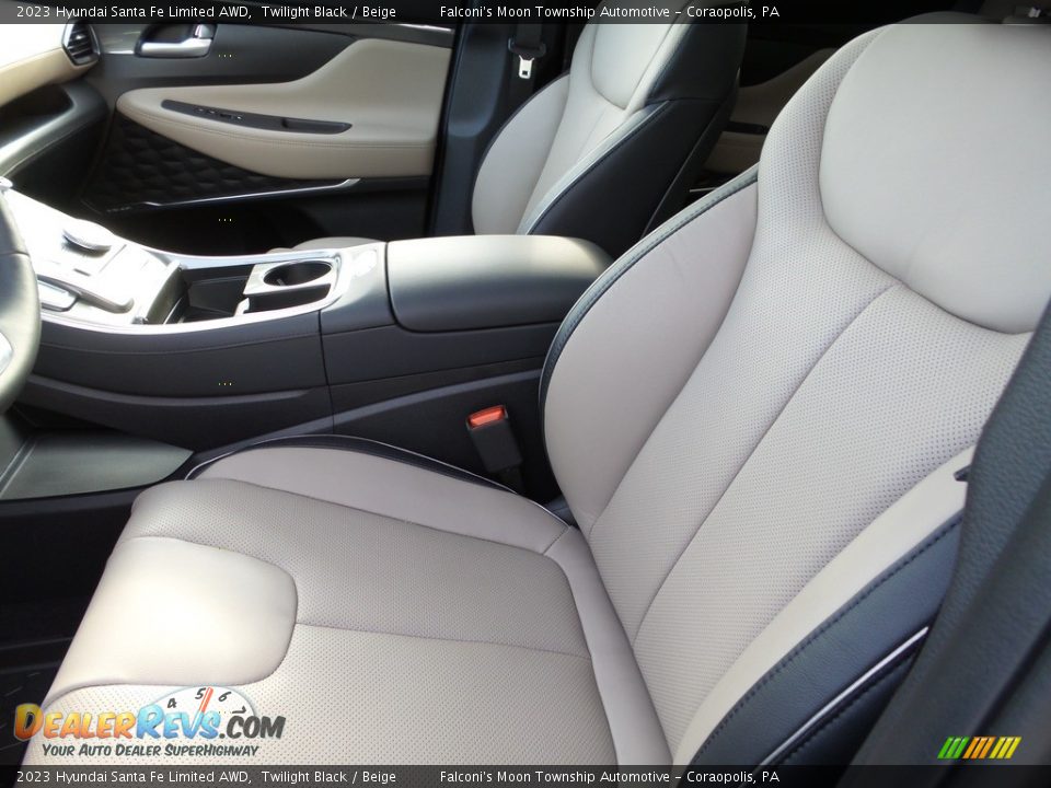 Front Seat of 2023 Hyundai Santa Fe Limited AWD Photo #11