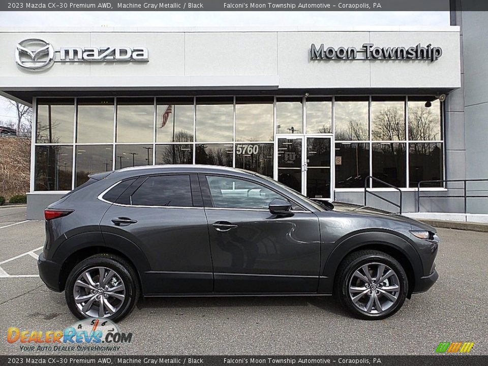 2023 Mazda CX-30 Premium AWD Machine Gray Metallic / Black Photo #1