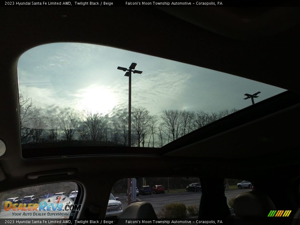 Sunroof of 2023 Hyundai Santa Fe Limited AWD Photo #15