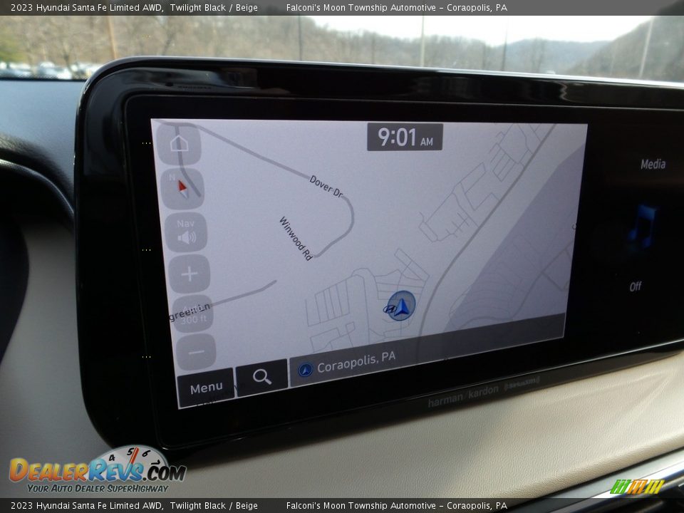 Navigation of 2023 Hyundai Santa Fe Limited AWD Photo #16