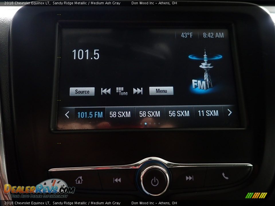 2018 Chevrolet Equinox LT Sandy Ridge Metallic / Medium Ash Gray Photo #22