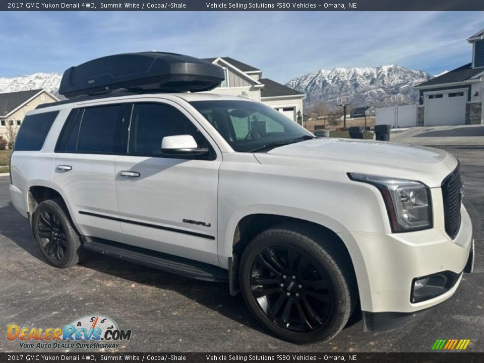 2017 GMC Yukon Denali 4WD Summit White / Cocoa/­Shale Photo #18