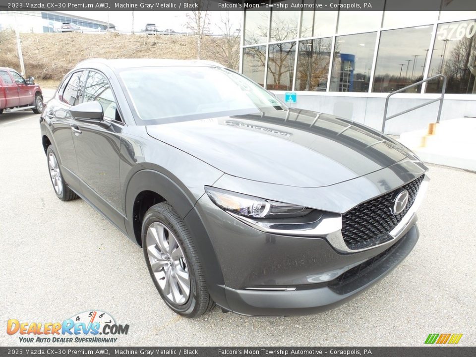 2023 Mazda CX-30 Premium AWD Machine Gray Metallic / Black Photo #9