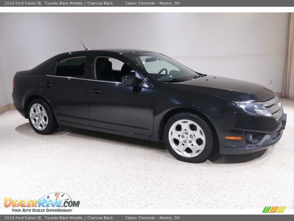 2010 Ford Fusion SE Tuxedo Black Metallic / Charcoal Black Photo #1