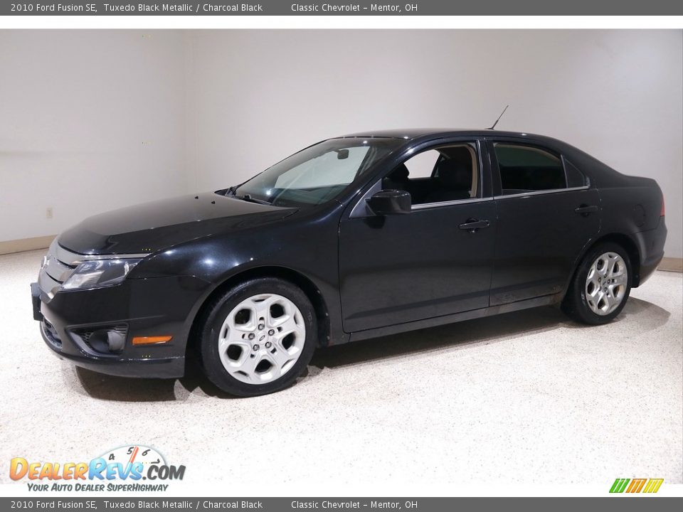 2010 Ford Fusion SE Tuxedo Black Metallic / Charcoal Black Photo #3