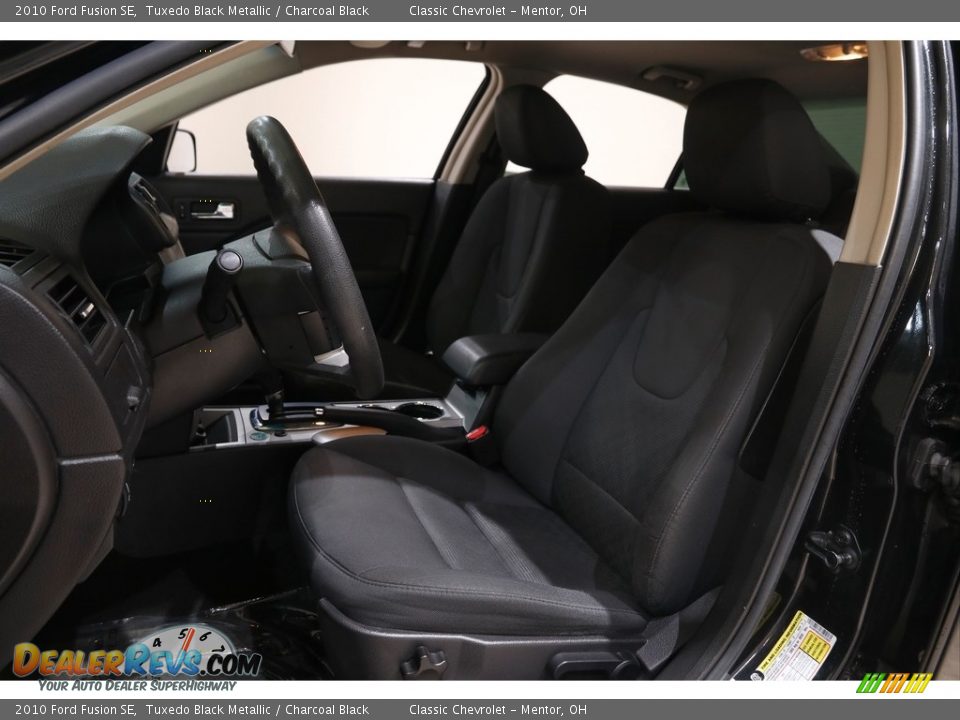 2010 Ford Fusion SE Tuxedo Black Metallic / Charcoal Black Photo #5