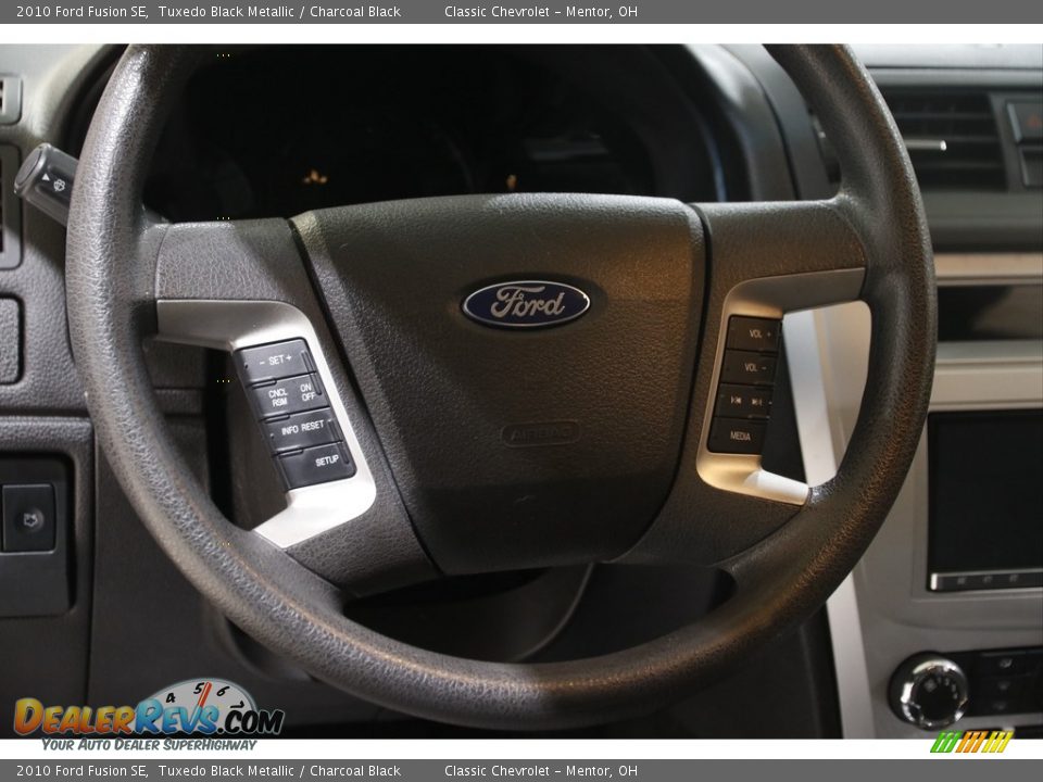 2010 Ford Fusion SE Tuxedo Black Metallic / Charcoal Black Photo #7