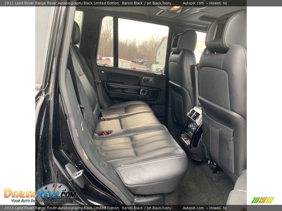 Rear Seat of 2011 Land Rover Range Rover Autobiography Black Limited Edition Photo #14