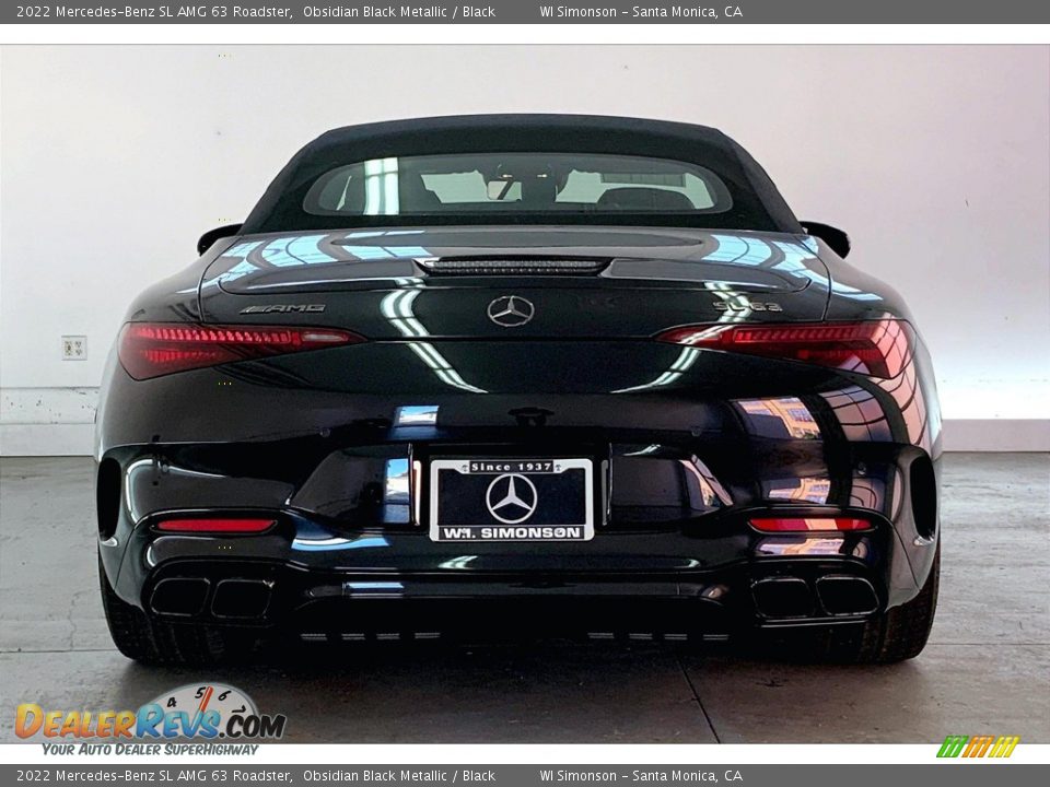 2022 Mercedes-Benz SL AMG 63 Roadster Obsidian Black Metallic / Black Photo #3
