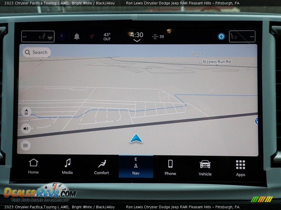Navigation of 2023 Chrysler Pacifica Touring L AWD Photo #18