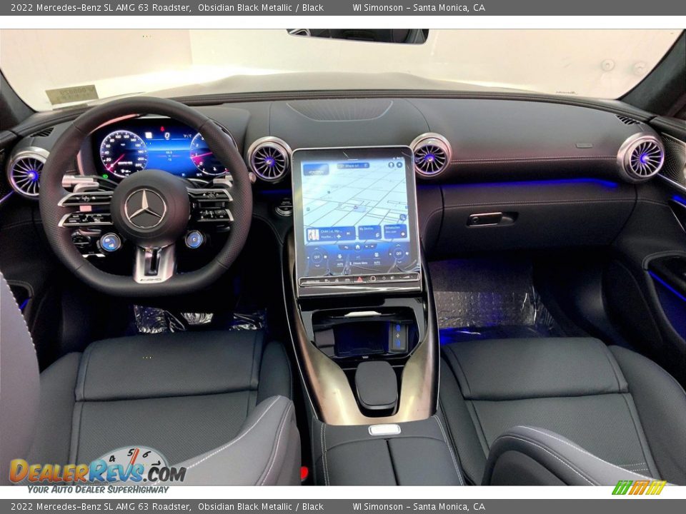 Dashboard of 2022 Mercedes-Benz SL AMG 63 Roadster Photo #6