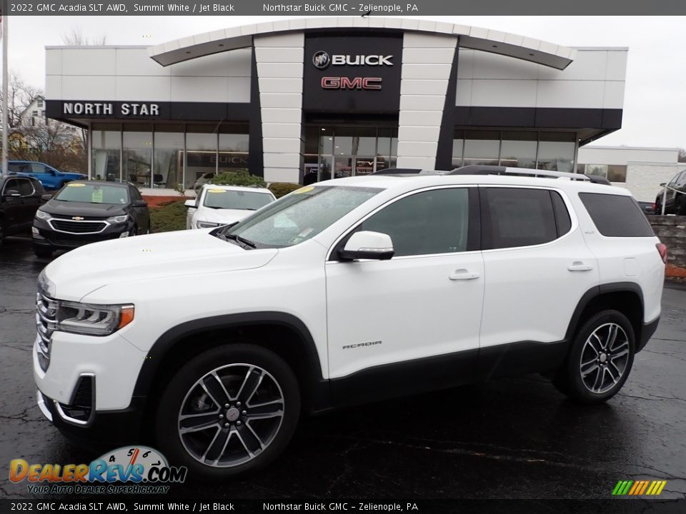 2022 GMC Acadia SLT AWD Summit White / Jet Black Photo #1