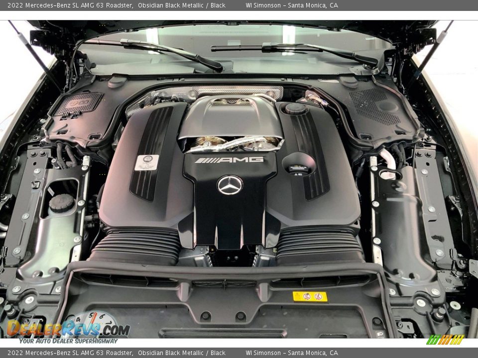 2022 Mercedes-Benz SL AMG 63 Roadster 4.0 Liter DI biturbo DOHC 32-Valve VVT V8 Engine Photo #9