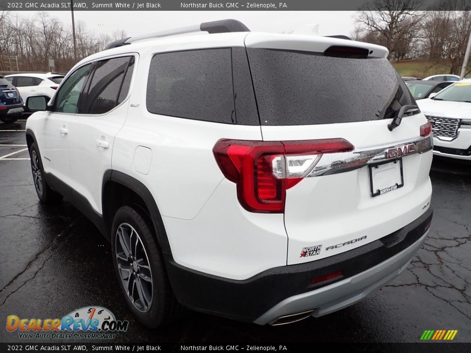 2022 GMC Acadia SLT AWD Summit White / Jet Black Photo #4