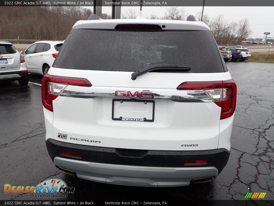 2022 GMC Acadia SLT AWD Summit White / Jet Black Photo #5