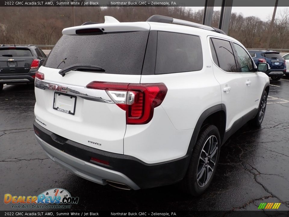 2022 GMC Acadia SLT AWD Summit White / Jet Black Photo #6