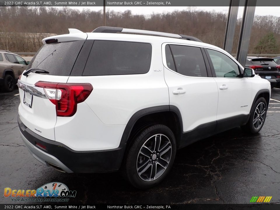 2022 GMC Acadia SLT AWD Summit White / Jet Black Photo #7